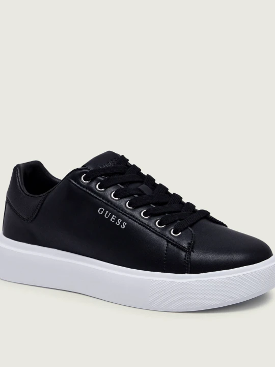 Zdjęcie produktu Guess Skórzane sneakersy PRAVI czarny