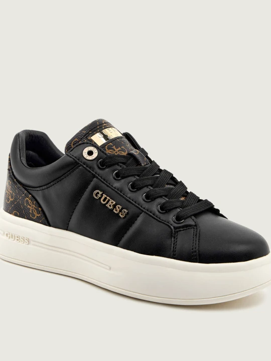 Zdjęcie produktu Guess Skórzane sneakersy WELLI czarny