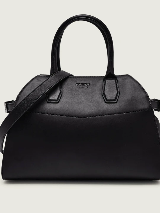 Zdjęcie produktu Guess Skórzany kuferek LIZA czarny
