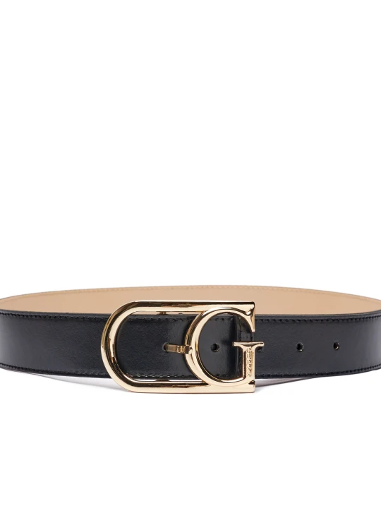 Zdjęcie produktu Guess Skórzany pasek H35 czarny