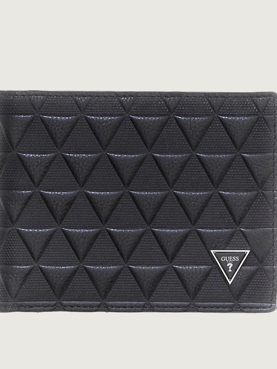 Zdjęcie produktu Guess Skórzany portfel TORINO czarny