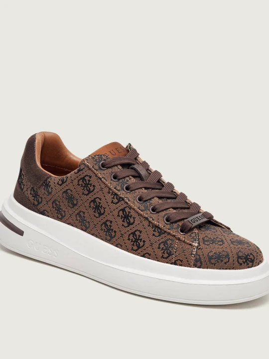Zdjęcie produktu Guess Sneakersy ELBA | zamsz brązowy