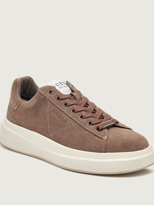 Zdjęcie produktu Guess Sneakersy ELBA | zamsz brązowy