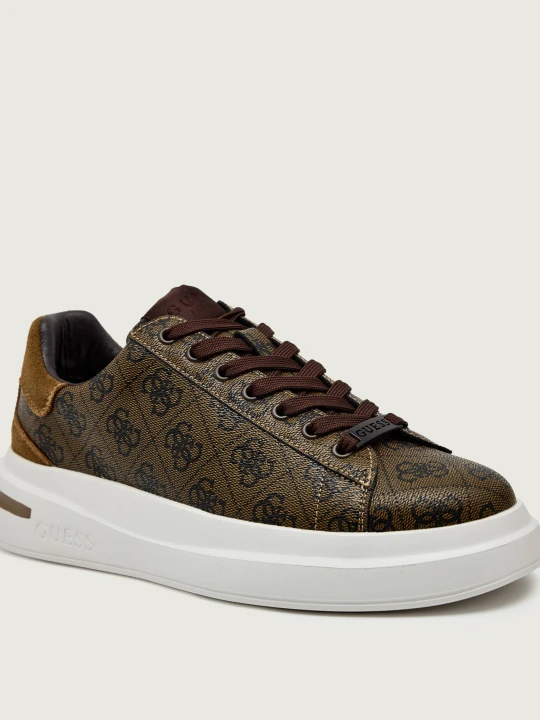 Zdjęcie produktu Guess Sneakersy ELBA | zamsz brązowy