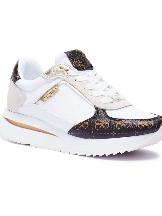 Zdjęcie produktu Guess Sneakersy ENERGY3 | zamsz biały