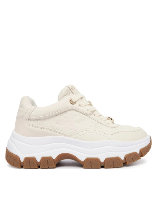 Zdjęcie produktu Guess Sneakersy FLFBRT PEL12 Écru Kremowy