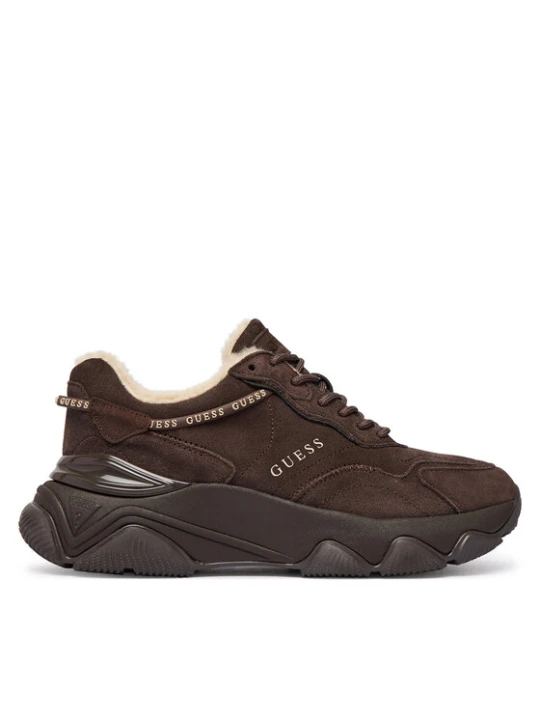 Zdjęcie produktu Guess Sneakersy FLFMI3 SUE12 Brązowy ciemny