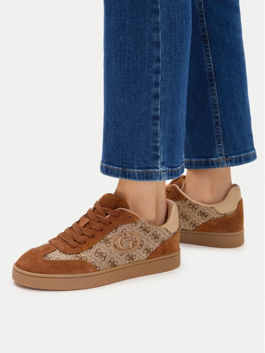 Zdjęcie produktu Guess Sneakersy FLTJAC LEA12 Brązowy