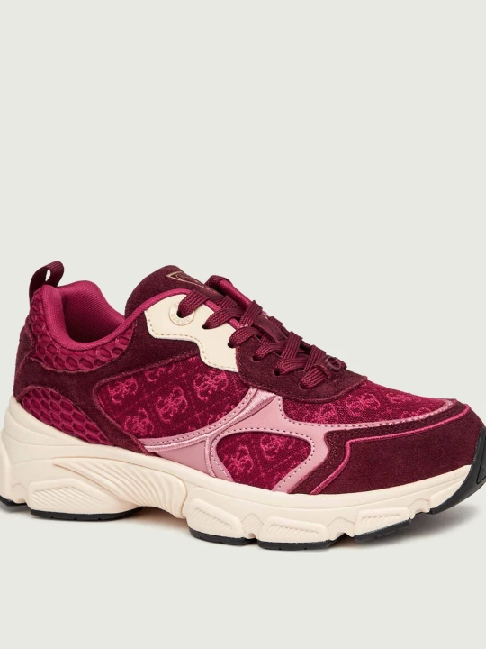 Zdjęcie produktu Guess Sneakersy Indye2 | zamsz różowy