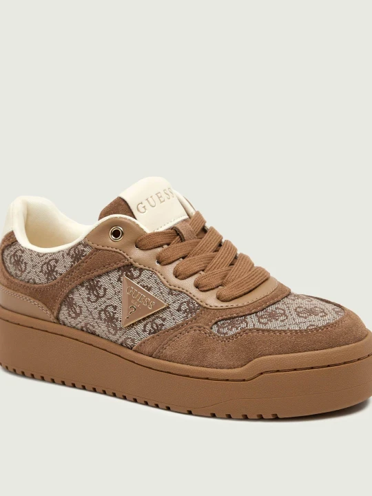 Zdjęcie produktu Guess Sneakersy Miram 16 | zamsz beżowy