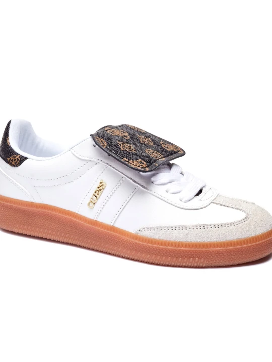 Zdjęcie produktu Guess Sneakersy Oleeza | zamsz biały