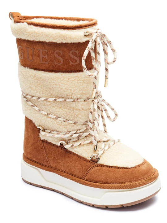 Zdjęcie produktu Guess Śniegowce UNDELA2 | shearling brązowy