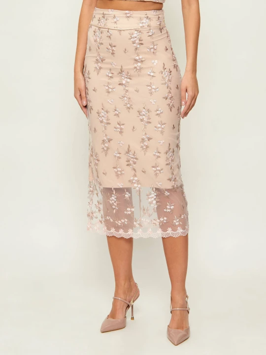 Zdjęcie produktu GUESS Spódnica CATERINA beżowy