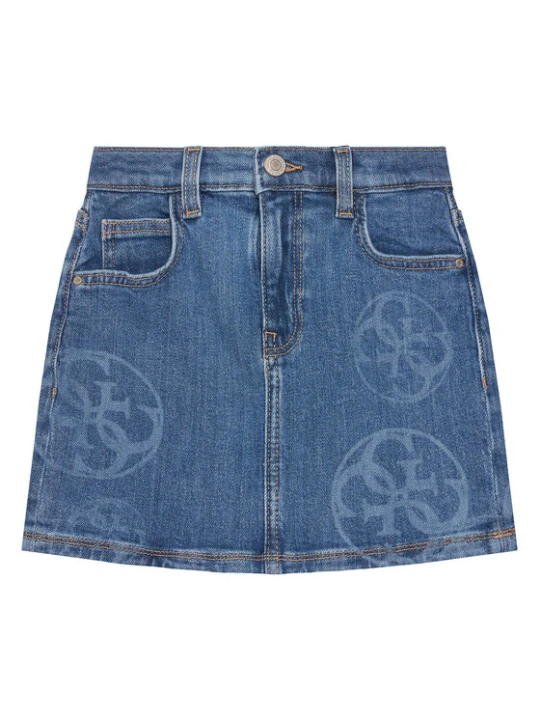 Zdjęcie produktu Guess Spódnica jeansowa J5YD07 D4MS0 Niebieski Regular Fit