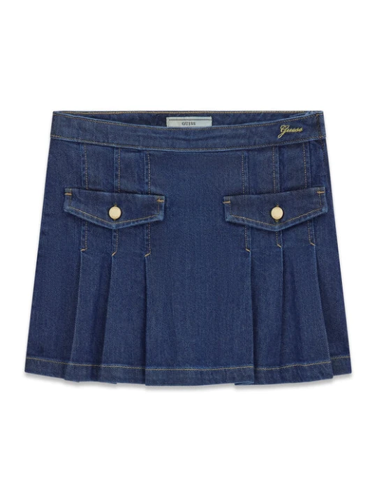 Zdjęcie produktu Guess Spódnica jeansowa J6GD33 D8260 Niebieski Regular Fit