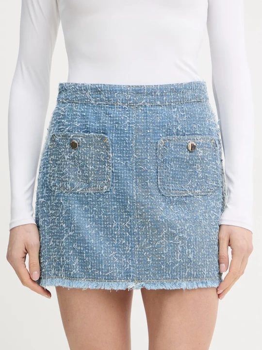 Zdjęcie produktu Guess spódnica jeansowa JULIETTE niebieski