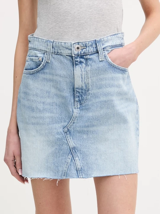 Zdjęcie produktu Guess spódnica jeansowa LAYLA niebieski