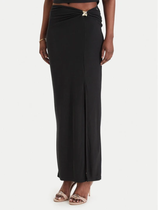 Zdjęcie produktu Guess Spódnica maxi W6GD15 K2936 Czarny Slim Fit