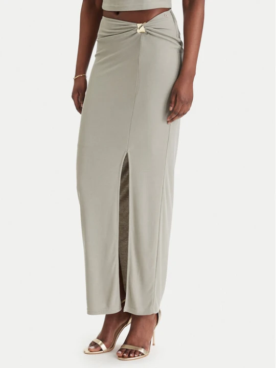 Zdjęcie produktu Guess Spódnica maxi W6GD15 K2936 Khaki Slim Fit
