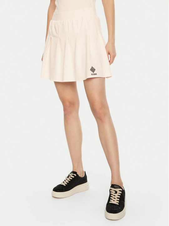 Zdjęcie produktu Guess Spódnica mini V5RD00 KCOK1 Kremowy Regular Fit