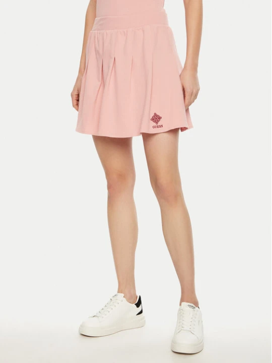 Zdjęcie produktu Guess Spódnica mini V5RD00 KCOK1 Różowy Regular Fit