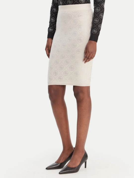 Zdjęcie produktu Guess Spódnica mini W6RD0O Z3JD2 Beżowy Regular Fit