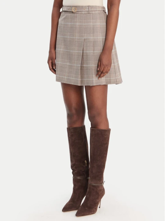 Zdjęcie produktu Guess Spódnica mini W6RD55 WJ642 Brązowy Regular Fit