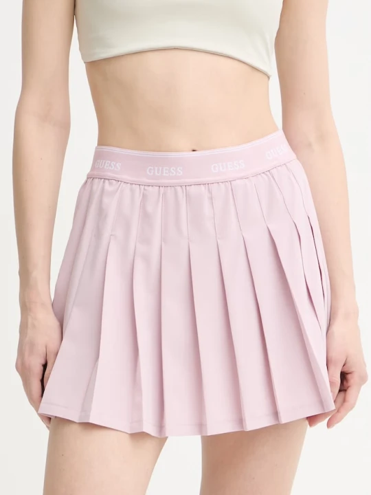 Zdjęcie produktu Guess spódnica plisowana SELENE różowy