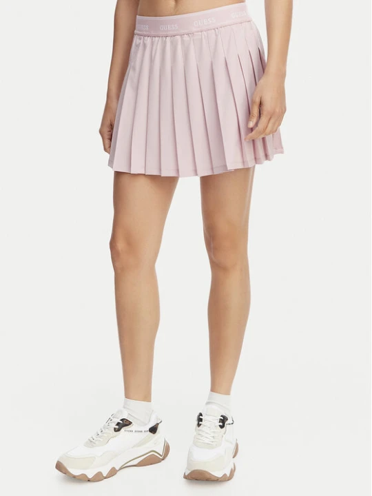 Zdjęcie produktu Guess Spódnica plisowana V6GD11 W1802 Różowy jasny Regular Fit