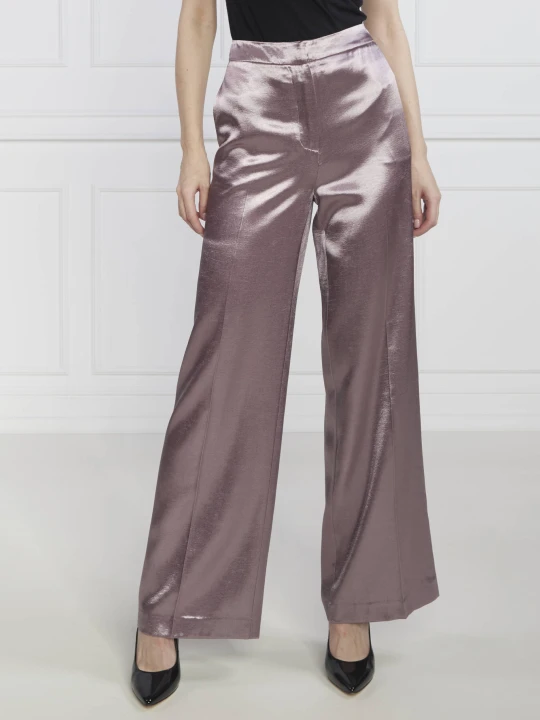 Zdjęcie produktu GUESS Spodnie BRISILDA | Straight fit fioletowy