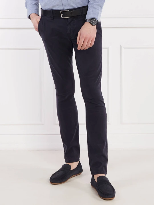 Zdjęcie produktu GUESS Spodnie chino DANIEL | Skinny fit grafitowy