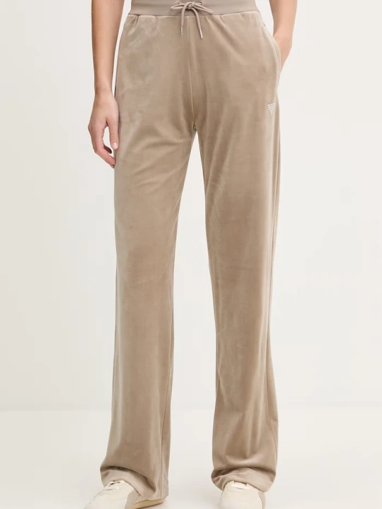 Zdjęcie produktu Guess spodnie dresowe COUTURE beżowy
