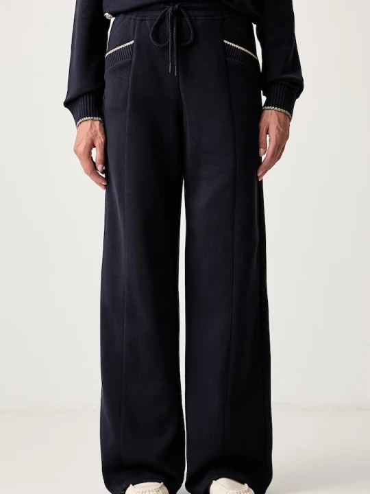 Zdjęcie produktu Guess spodnie dresowe damskie z bawełną X NORTH SAILS granatowy
