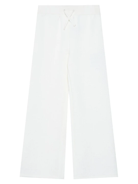 Zdjęcie produktu Guess Spodnie dresowe J5BQ11 K0742 Écru Wide Leg Kremowy