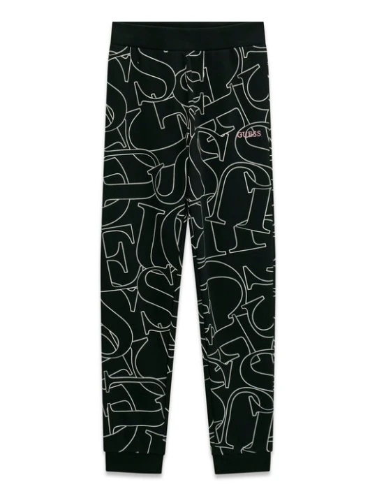 Zdjęcie produktu Guess Spodnie dresowe J6YB03 K3924 Czarny Regular Fit