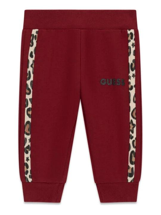 Zdjęcie produktu Guess Spodnie dresowe K6BB03 K5886 Bordowy Regular Fit