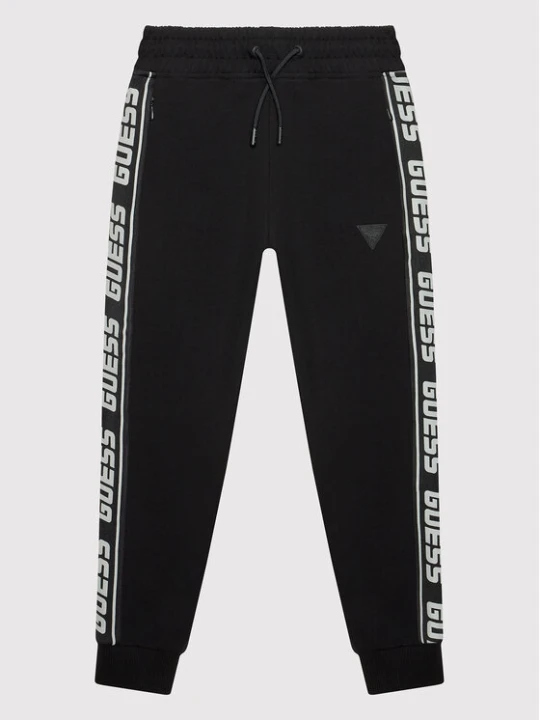 Zdjęcie produktu Guess Spodnie dresowe L2YQ48 K6ZS1 Czarny Regular Fit