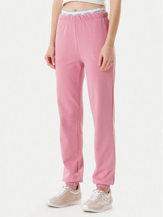 Zdjęcie produktu Guess Spodnie dresowe O5RB01 KCO31 Różowy Regular Fit
