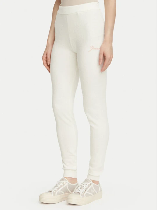 Zdjęcie produktu Guess Spodnie dresowe O6BB02 Z1149 Kremowy Regular Fit