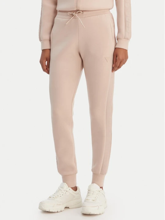 Zdjęcie produktu Guess Spodnie dresowe V2YB18 K7UW2 Beżowy Regular Fit