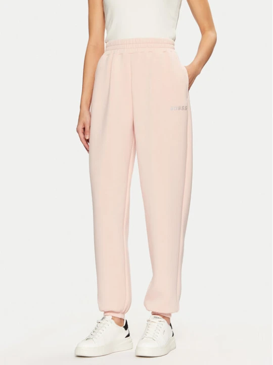 Zdjęcie produktu Guess Spodnie dresowe V4BB13 K7UW2 Różowy Regular Fit