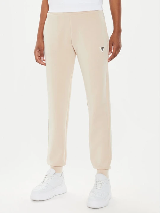 Zdjęcie produktu Guess Spodnie dresowe V4YB08 KCAY2 Beżowy Regular Fit