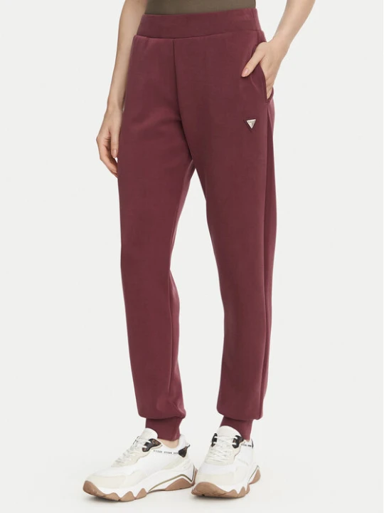 Zdjęcie produktu Guess Spodnie dresowe V4YB08 KCAY2 Bordowy Regular Fit