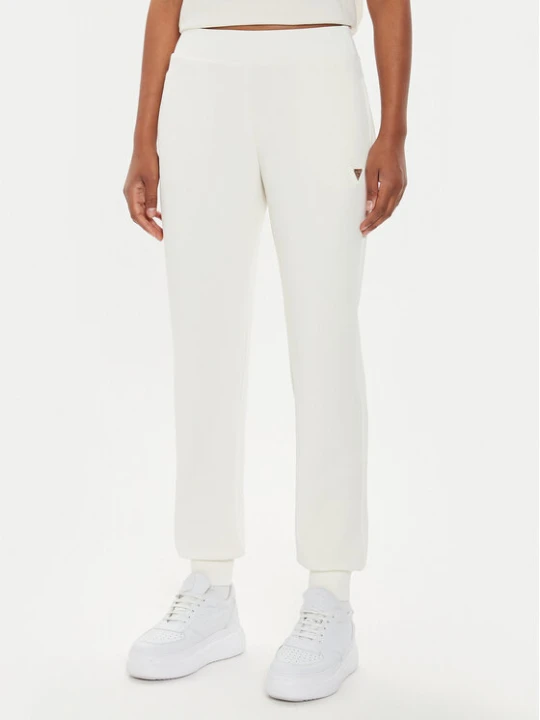 Zdjęcie produktu Guess Spodnie dresowe V4YB08 KCAY2 Écru Regular Fit Kremowy