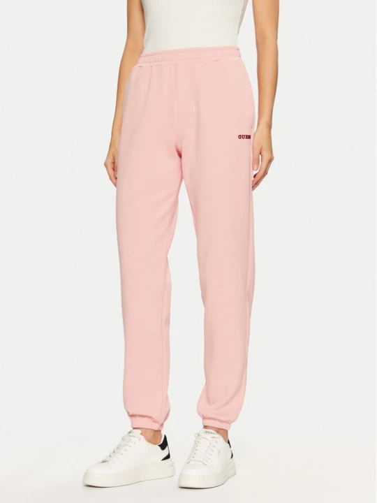 Zdjęcie produktu Guess Spodnie dresowe V5RB02 KCLD1 Różowy Regular Fit