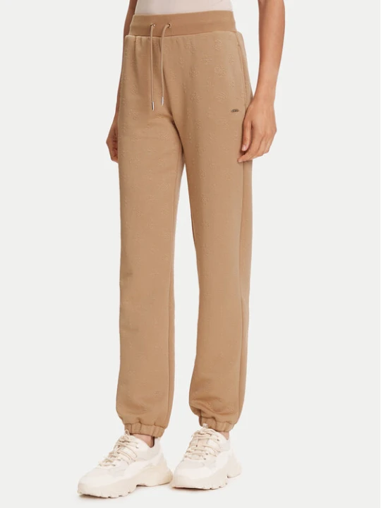 Zdjęcie produktu Guess Spodnie dresowe V5YB06 KBSL2 Beżowy Regular Fit