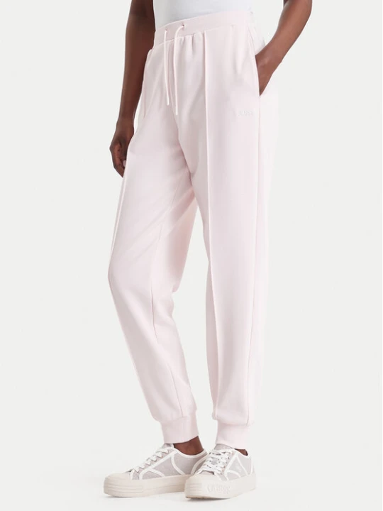 Zdjęcie produktu Guess Spodnie dresowe V6BB17 K6344 Różowy jasny Regular Fit