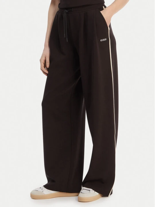 Zdjęcie produktu Guess Spodnie dresowe V6GB01 K2914 Brązowy Wide Leg