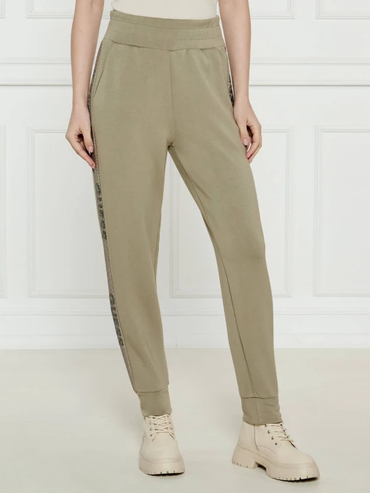 Zdjęcie produktu GUESS Spodnie dresowe VICTOIRE | Regular Fit beżowy