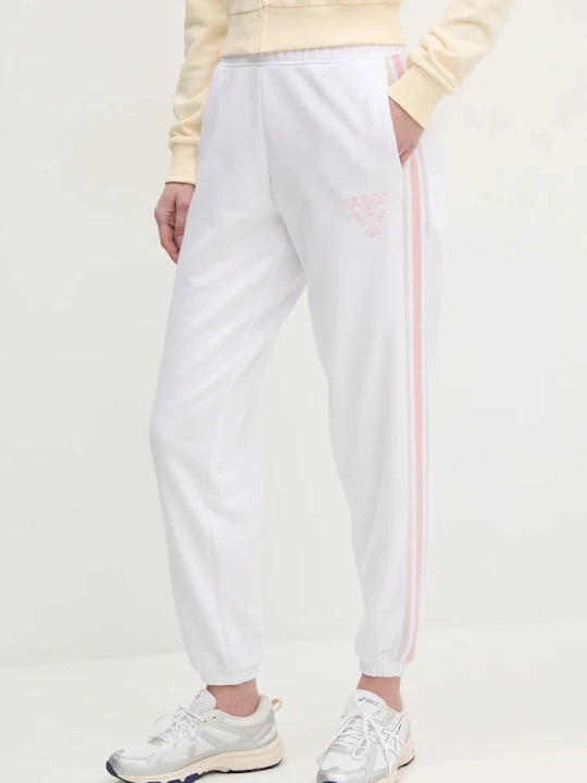 Zdjęcie produktu Guess spodnie dresowe YARROW biały